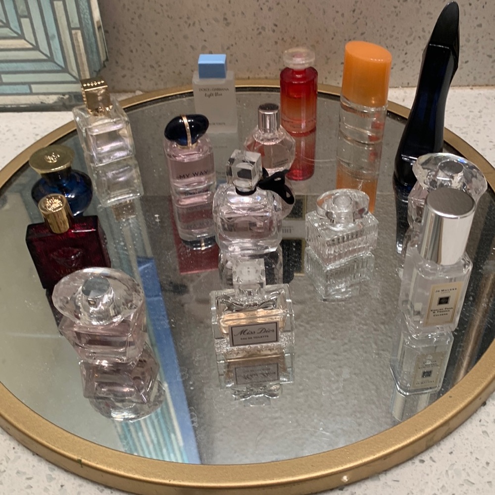 In search of little bottles of perfume Designer only